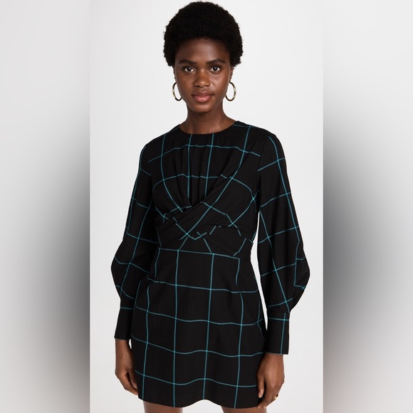 NWT STAUD Mini Crosshill Black Dress Size XL - Picture 6 of 12